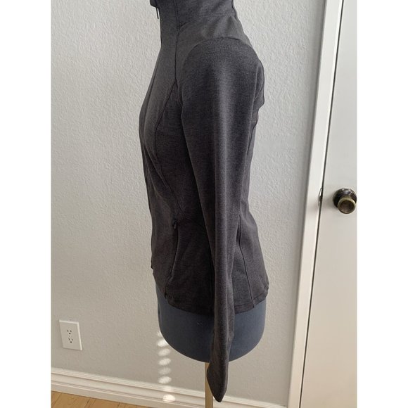 WOMEN'S All In Motion ZIP FRONT JACKET - DARK GRAY - XSMALL (127) NWOT - Picture 2 of 8